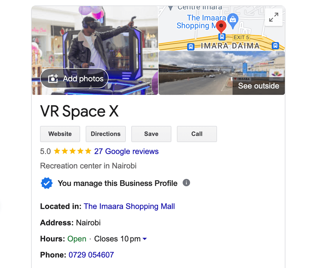 VR Space Google & SEO